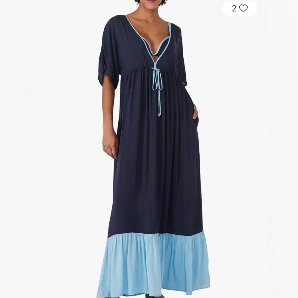 kate spade Blazer Blue Midi Swim Coverup